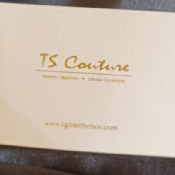 BRAND NEW! Gorgeous TS Couture Black Cocktail/Evening Dress Size 12 - Picture 6 of 7